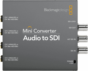 Blackmagic Mini Converter Audio to SDI