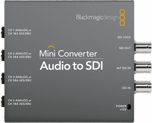 Blackmagic Mini Converter Audio to SDI