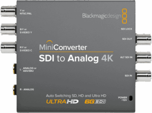 Blackmagic Mini Converter SDI to Analog 4K