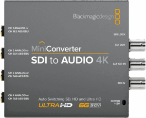 Blackmagic Mini Converter SDI to Audio 4K